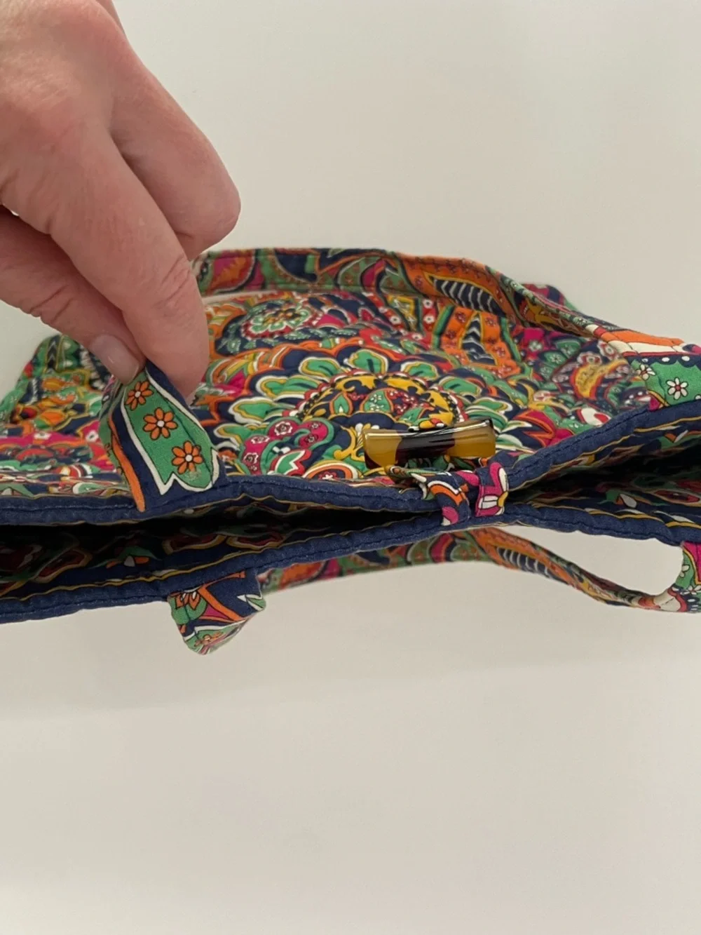 Vera Bradley Venetian Paisley Quilted Tote Shoulder Bag Travel Preppy Boho